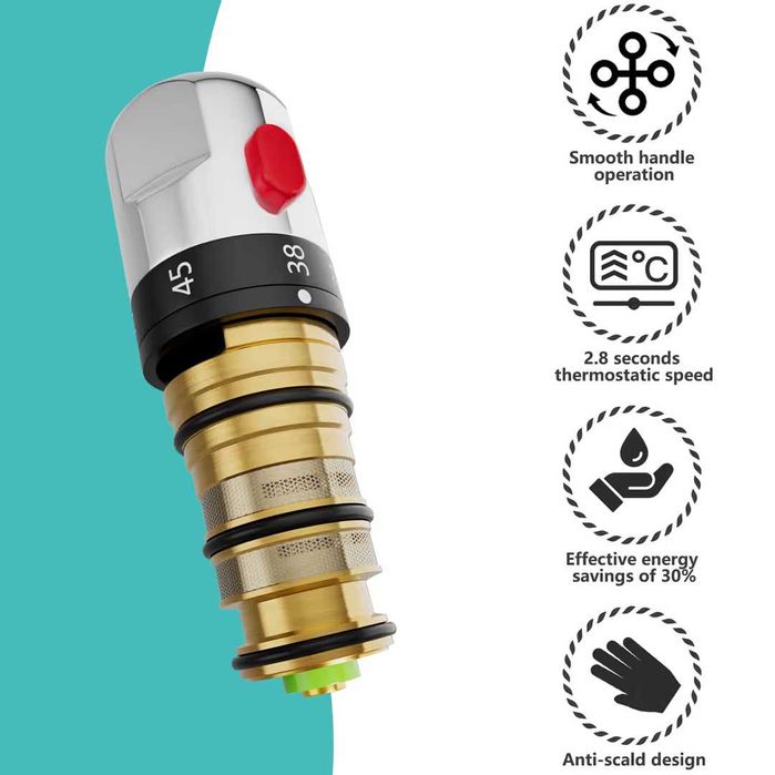 Cartus termostatic de dus set de reparare