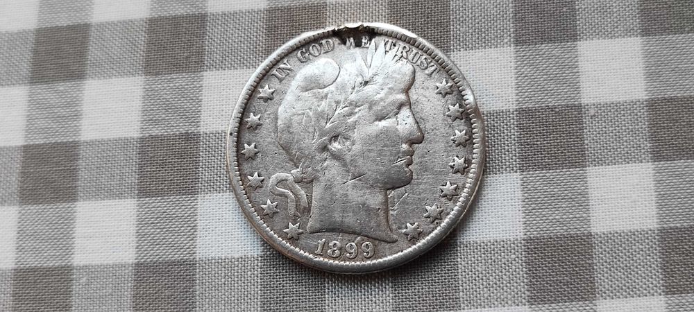 1/2 ( Половин) Сребърен ( 0.900) Американски Долар 1899 год./ Liberty