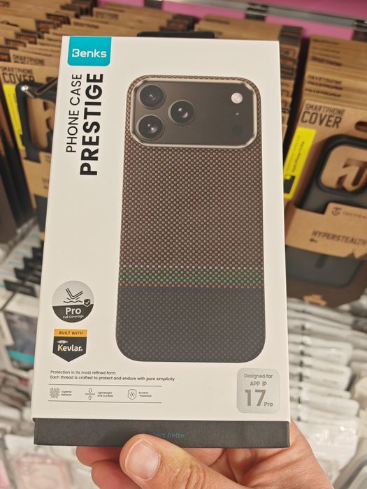 BENKS Aramid Carbon Fiber case iPhone 17 Pro / iPhone 17 Pro Max