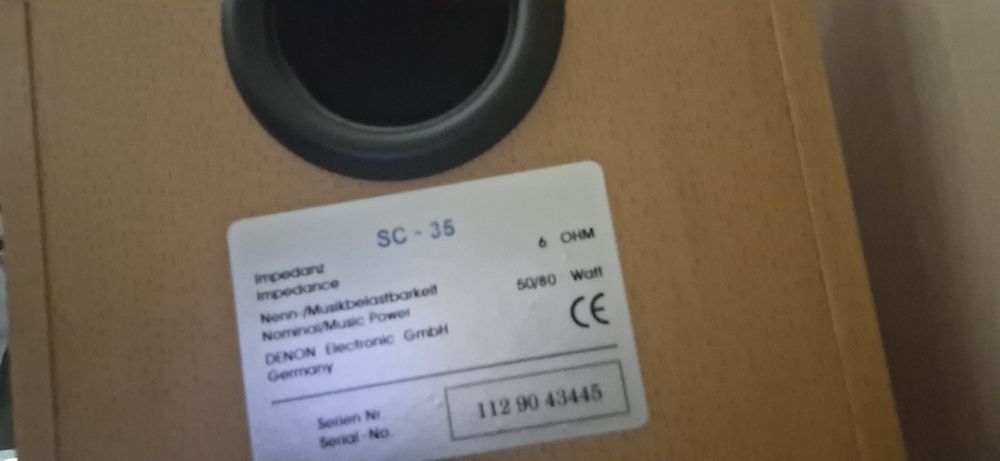 Onkyo crx 245 si boxe denon