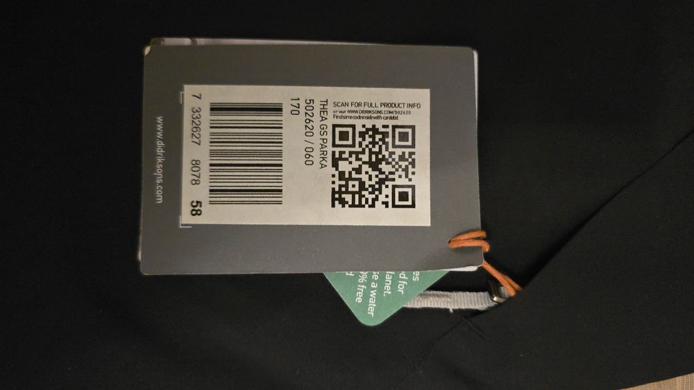 Чисто ново шведско яке Didriksons- с Етикети и технология STORMsystem