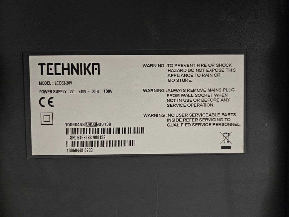 Английски телевизор Technika LCD32-209