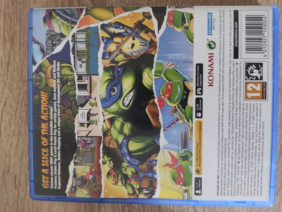 Teenage Mutant Ninja Turtles Cowabunga collection ps5