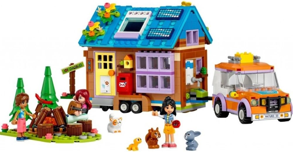 Lego Friends Мобилна къща и магазин за чай с мехурчета