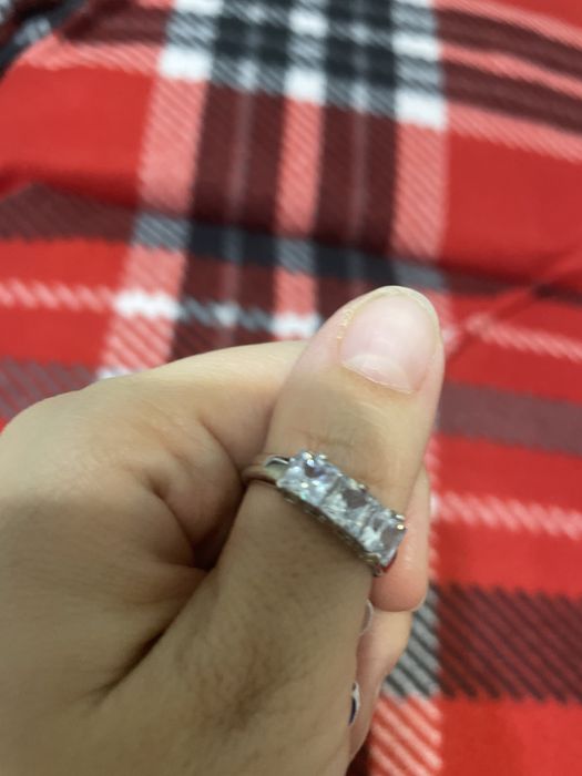 Набор серьги с кольцом из серебра