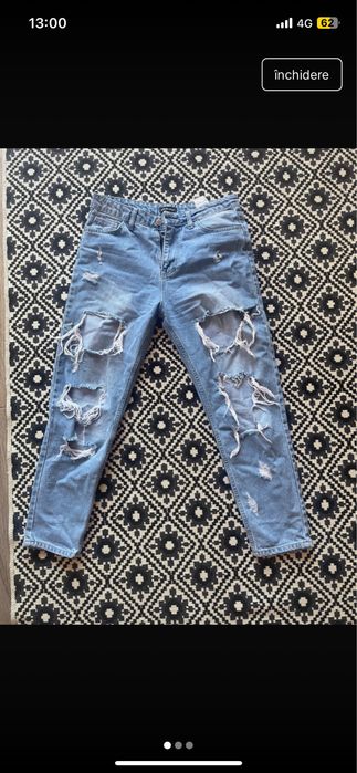 blugi albastru deschis