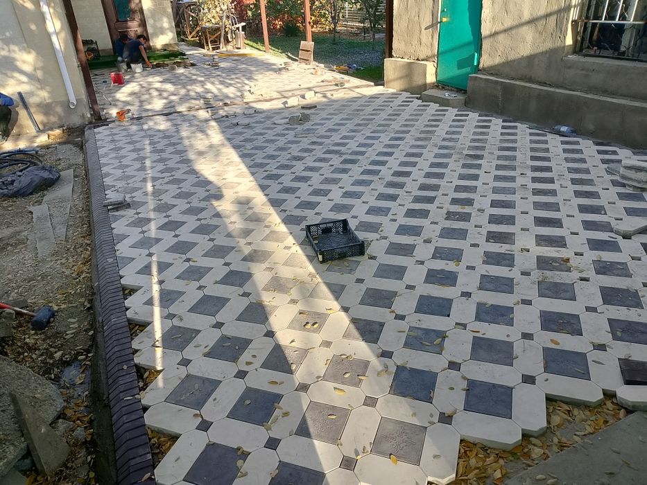 Брусчатка укладка
