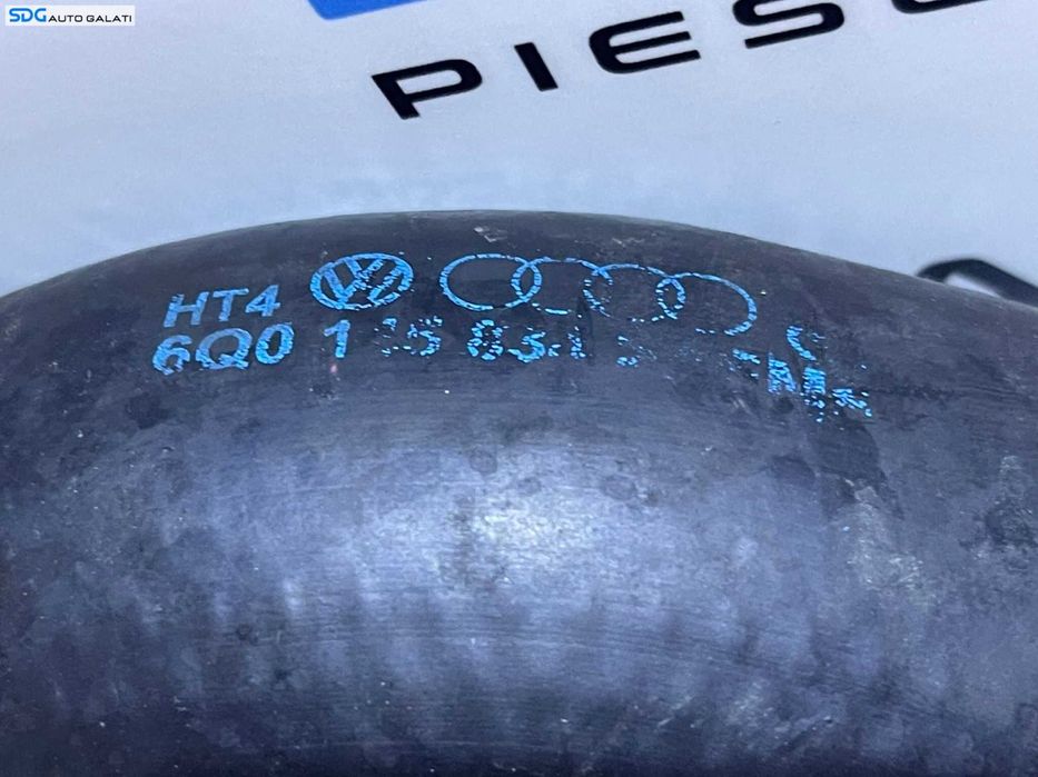 Tubulatura Conducta Furtun Admisie Aer Turbo Turbina Turbosuflanta Volkswagen Polo 9N 1.9 TDI ATD AXR BMT 2002 - 2008 Cod 6Q0145834