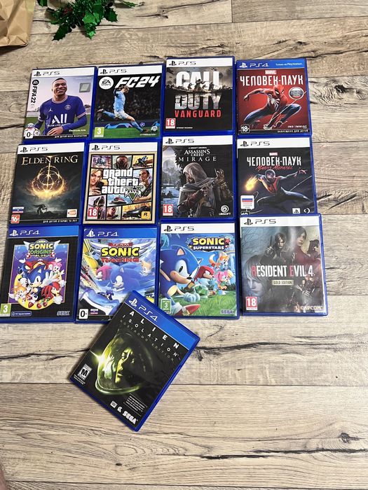 Диски на Плейстешн Playstation. Игры PS5/PS4