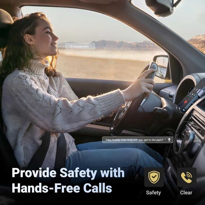 Bluetooth приемник за кола USB 2.0 към 3.5 мм