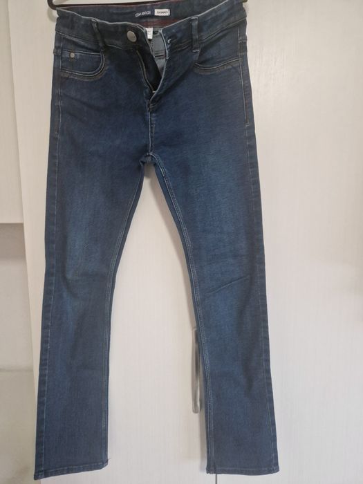 Дънки сини на okaidi размер 164см за 14 г.