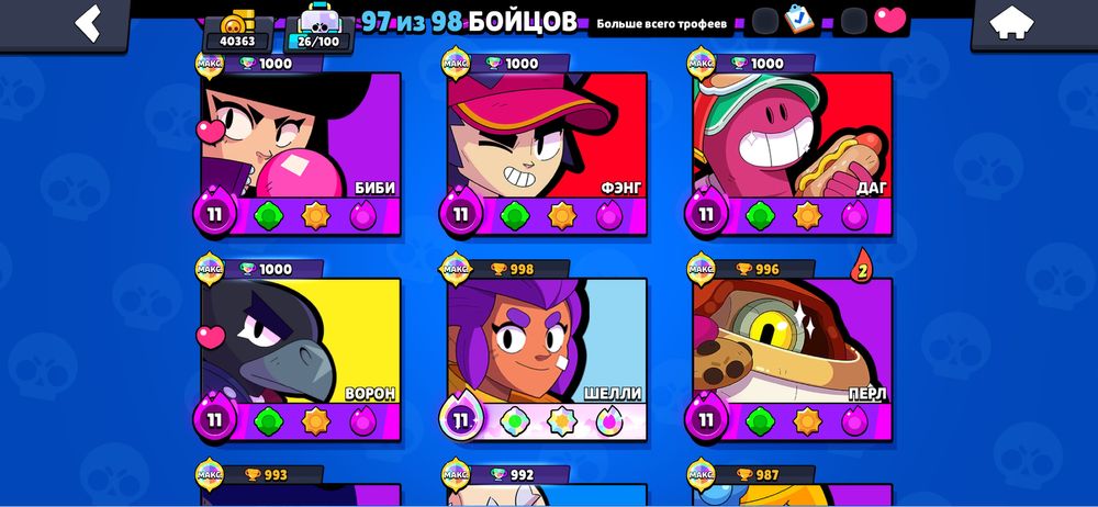 аккаунт бравл старс