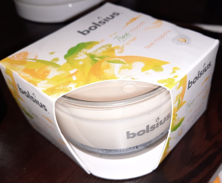 Ароматна свещ Bolsius Манго и бергамот