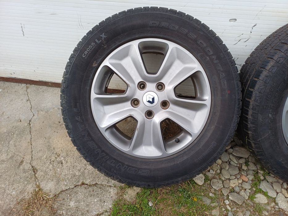 Jante aliaj 16"orig.DACIA DUSTER anv.Vara Continental 215/65/16