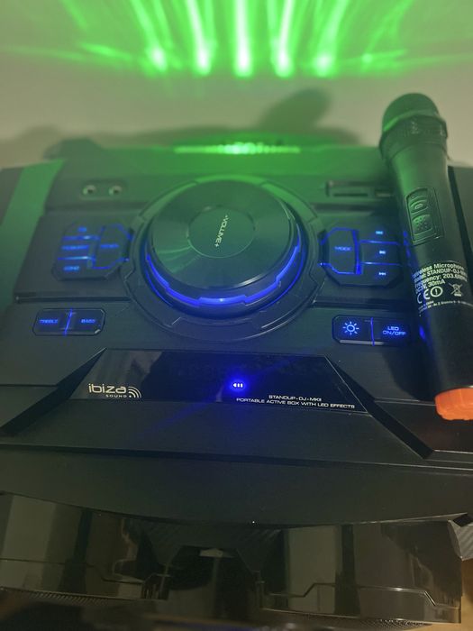 Boxa Profesionala Portabila Ibiza 2 X 12 Inch/30 Cm Bluetooth SCHIMB