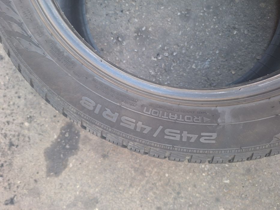 ДОТ 2022! 7.5мм 245 45 18 Nokian snowproof