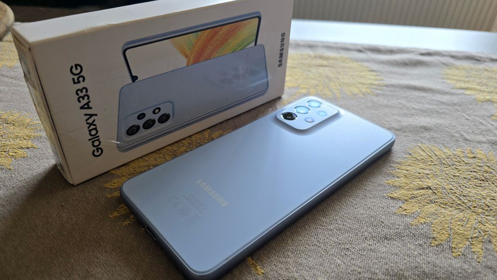 Samsung Galaxy A33 5G 128GB/6GB Awesome Blue – Перфектен