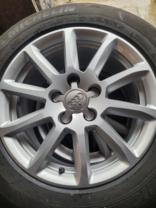Vand set roti Audi  255x55 r16, 5x112, de vară