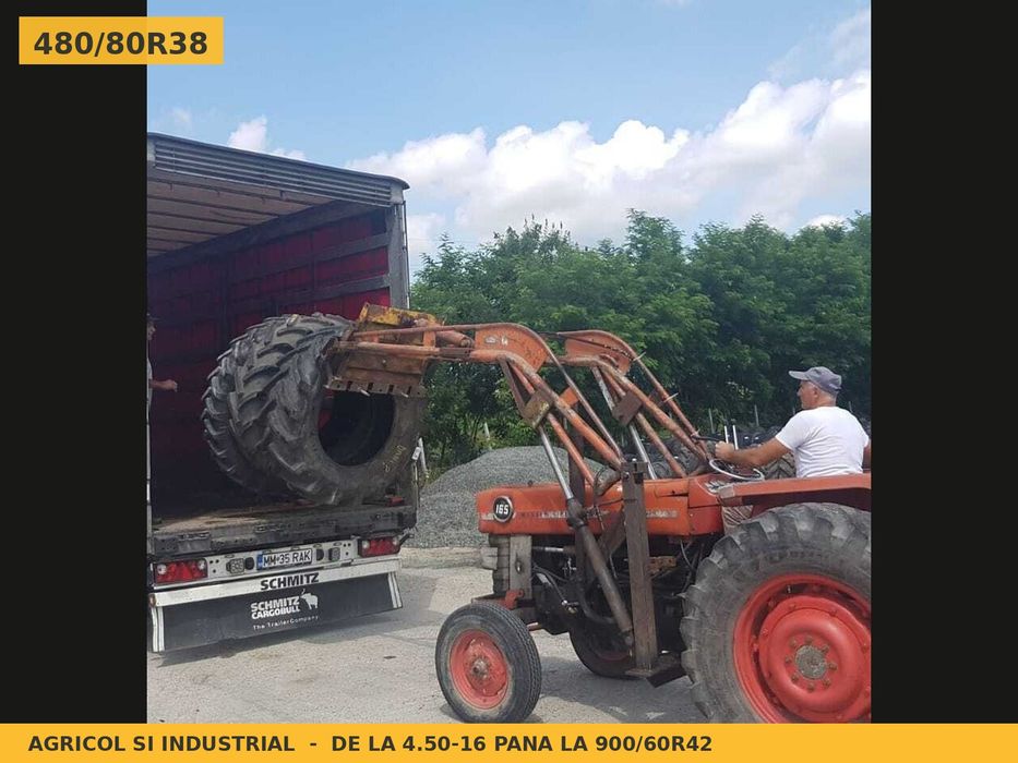 Cauciucuri Anvelope 480/80R38 480/80 R38 480/80-38 18.4R38 4808038 Alliance Tractor Punte Spate Utilaje Agricole SH Second Hand FACTURA TVA Stoc Real
