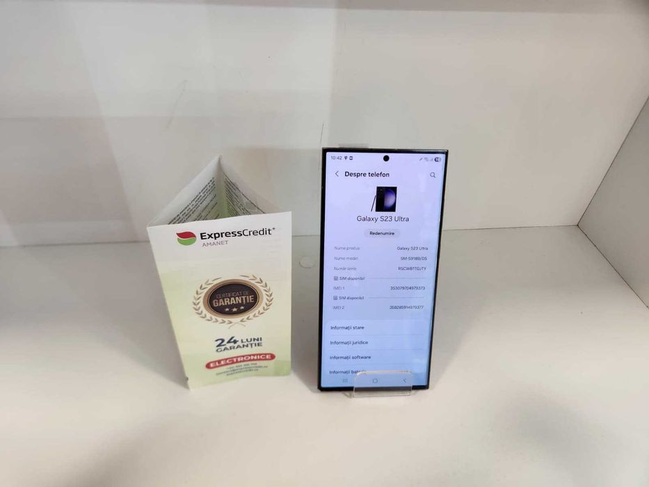 Samsung S23 Ultra 8/256 GB ((Ag8 Tudor/B74619) – Garantie 2 Ani!)