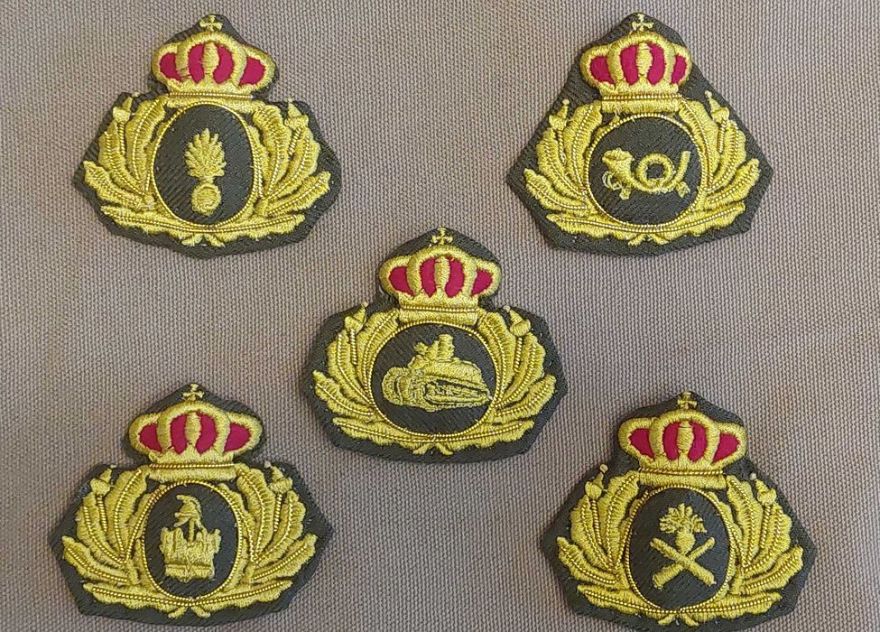 Emblema regalista ww2 pentru sapca, cascheta,  chipiu subofiter