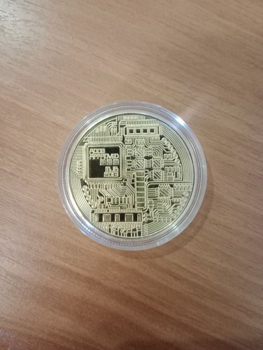Биткойн монета сувенир