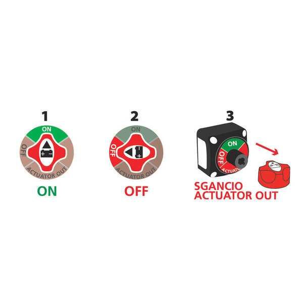 Ключ маса Превключвател Прекъсвач Изолатор 12V 24V - 50V / 200Amp