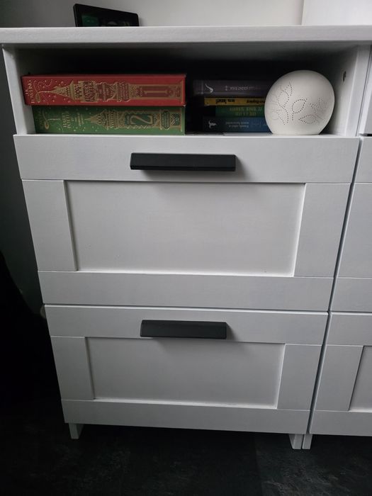 Comoda IKEA alba, 2 sertare 50×42 cm