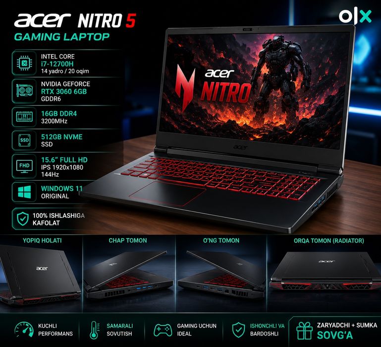 Acer nitro Acer Nitro 5 (AN515-58)
