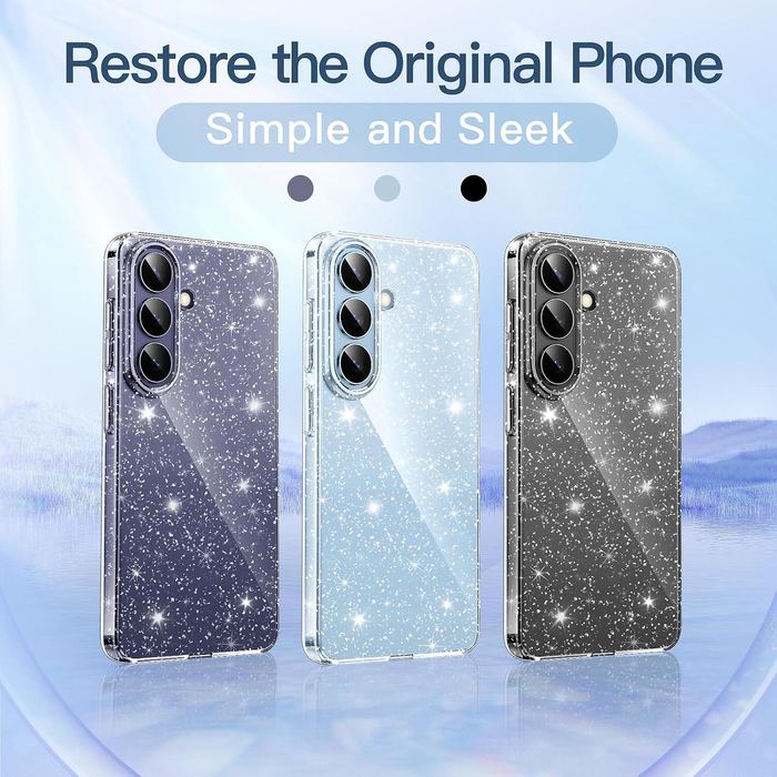 Блестящ кейс glitter case за samsung galaxy s26