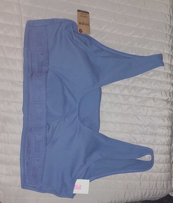 Sutien sport Ultimate cu decolteu pătrat PINK victorias secret xxl