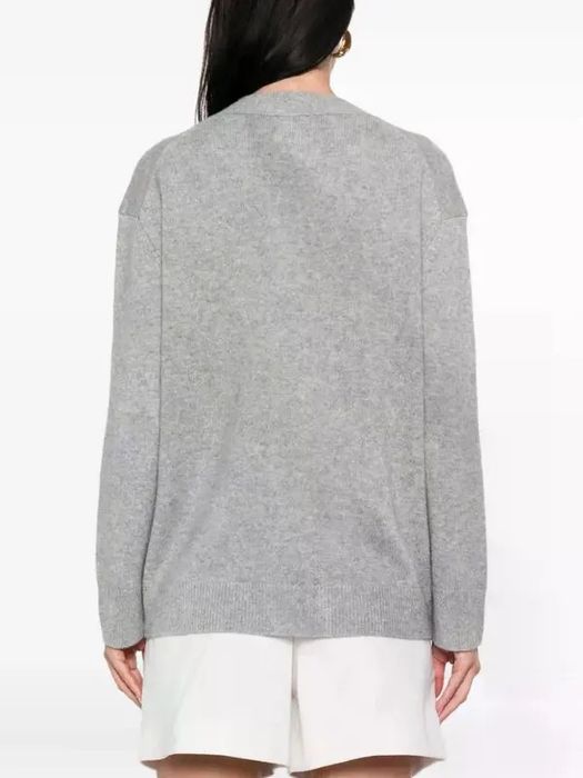 Cardigan Maje gray 100% cashmere S/M