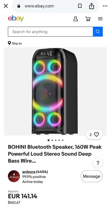 BOHINI T77 160W Bluetooth високоговорител