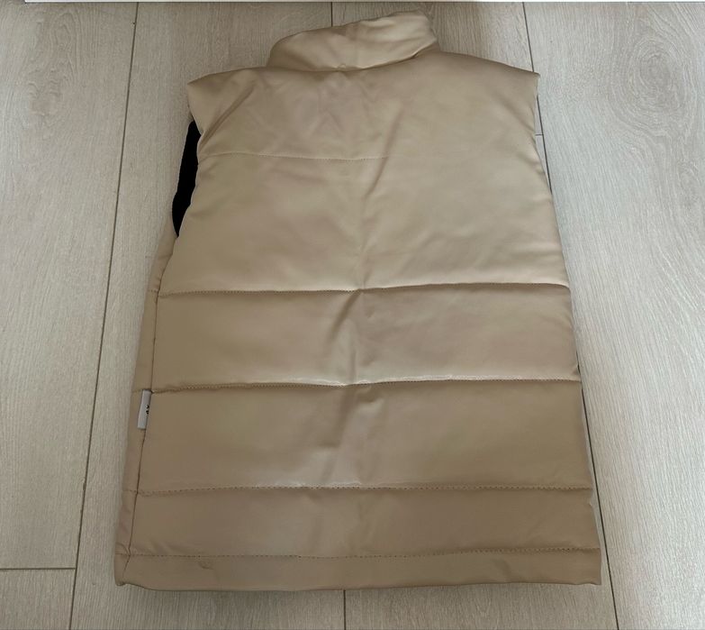 Vestă matlasată pentru copii, bej / crem, 4 ani (104), Nouă