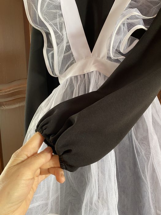 Продам фартук школьный с платьем