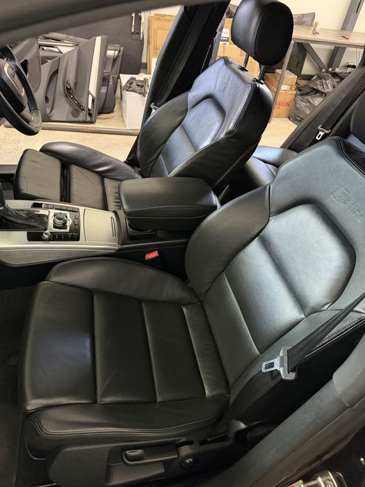 Interior sline scaune si bancheta piele audi a6 c6 4f 2011