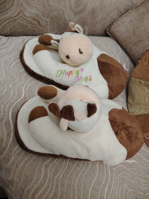 Домашние тапочки с милыми зверьками