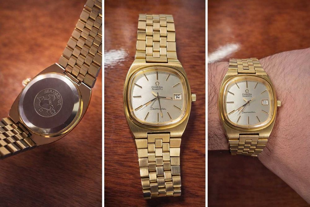 Omega Seamaster gold plated 1977