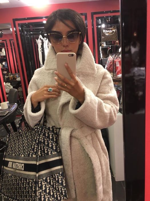 Шубка пальто теплое