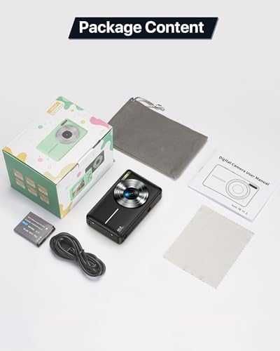 Нов черен Компактен фотоапарат 44MP 1080P 16x зум уеб vlog камера фото