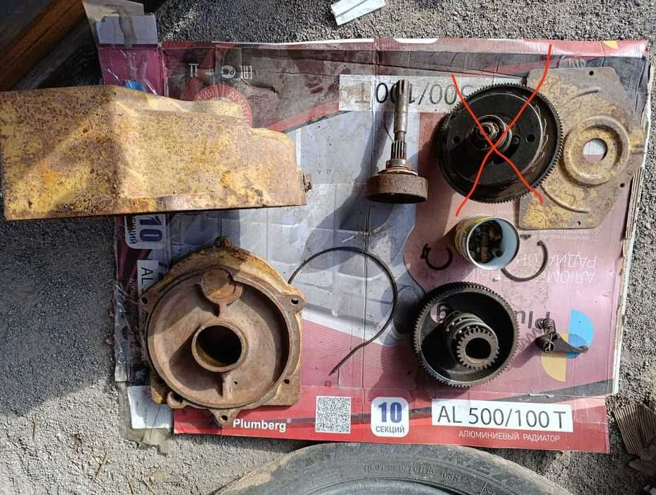 Запчасти на тельфер 1 тонна.