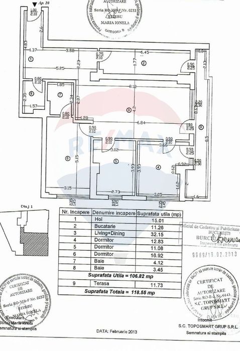 Apartament cu 4 camere | 119 mp | 1/6 | Herăstrău | parcare