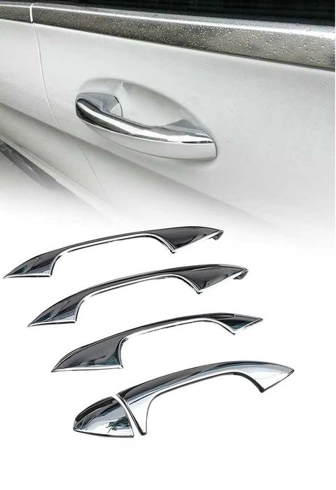 Хромирани дръжки за врати за Mercedes W205 W213 A C E GLC CLA CLS
