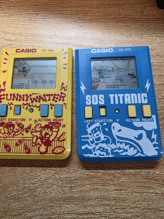 Casio игра sos titanic и funny waiter