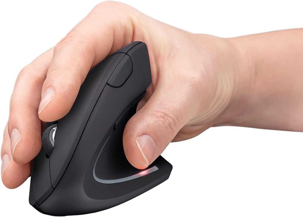 Mouse ergonomic vertical Trust Verto, wireless, 1600 DPI