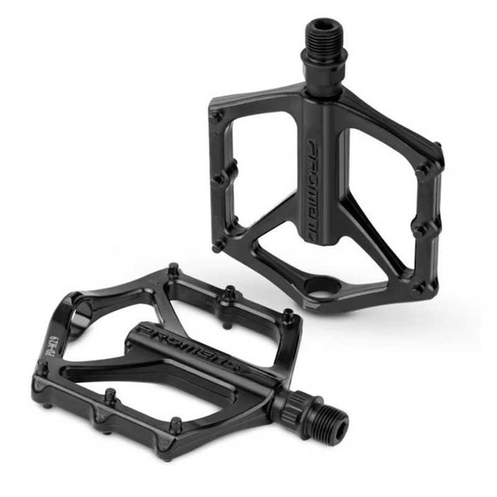 Алуминиеви педали PROMEND M29, Капсуловани лагери, Антиплъзгащи, Черни