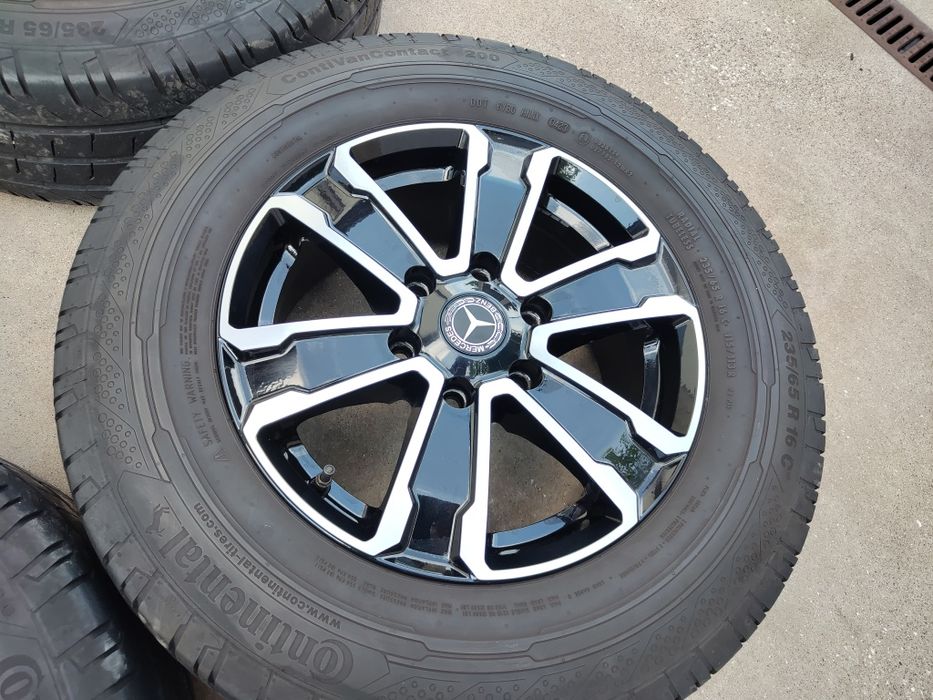16 5x130 Mercedes Sprinter Vw Crafter лети джанти 6х130 спринтер крафтер 235 /65/16 Continental летни