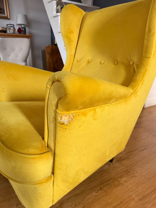 Fotoliu galben Ikea