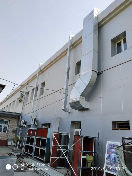 Изготовления воздуховодов для систем вентиляции.