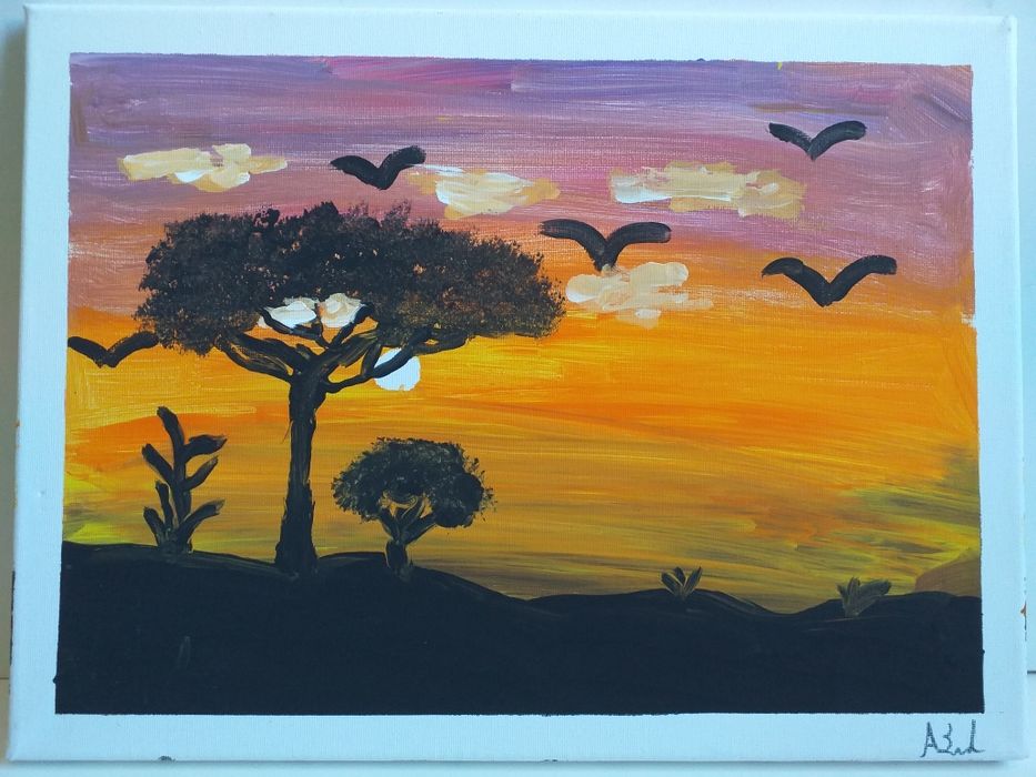 Картина    Залез